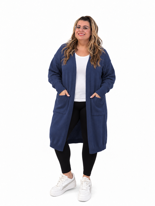 Long Sleeve Pocketed Cardigan
