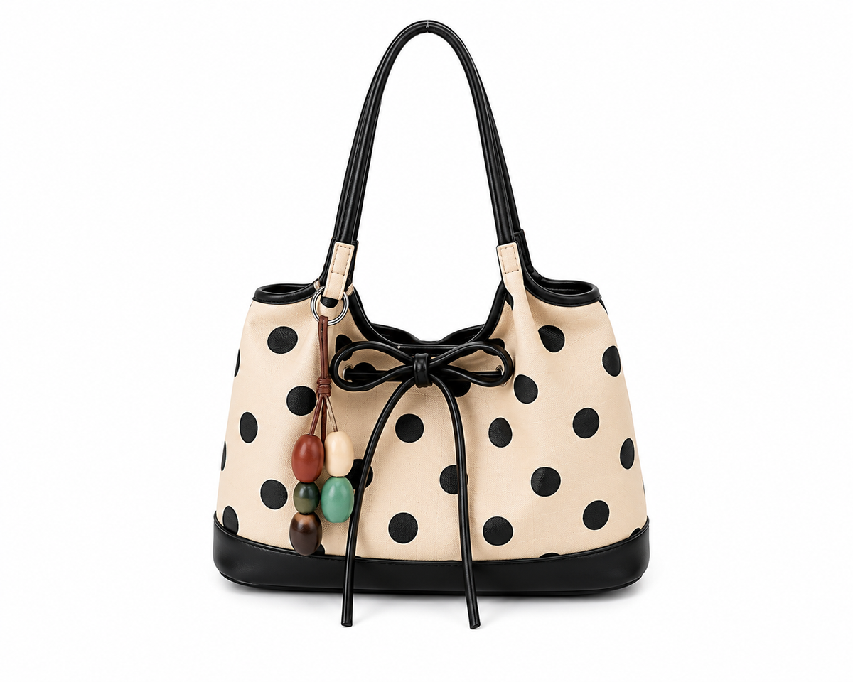 Polka Dot Shoulder Bag