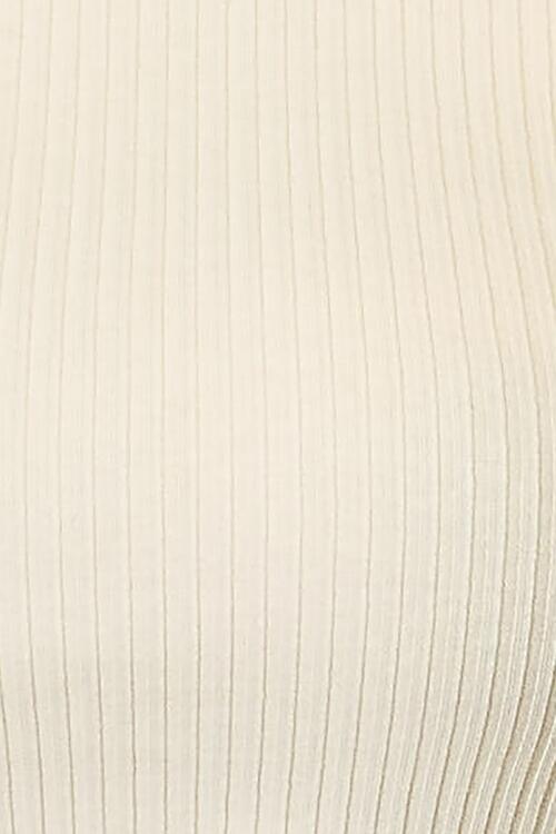 Culture Code Top de manga larga con cuello redondo y canalé de tamaño completo