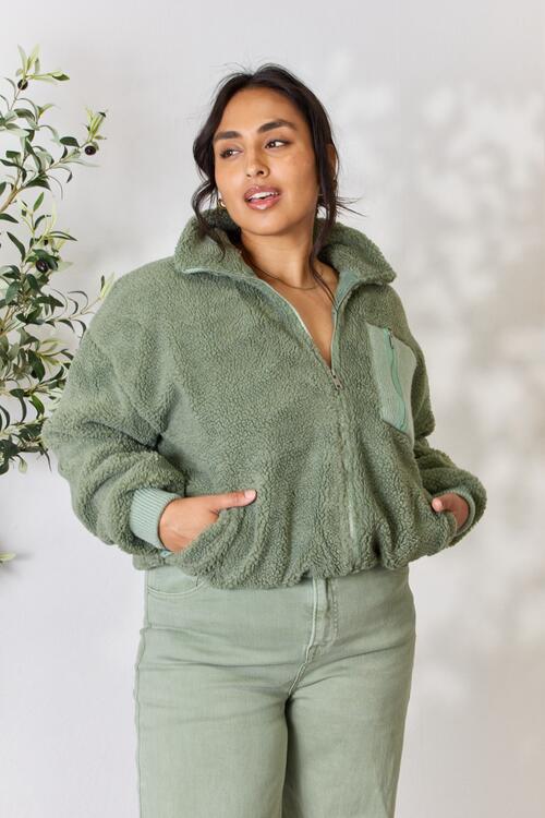 Chaqueta Heimish de tamaño completo con cuello y cremallera